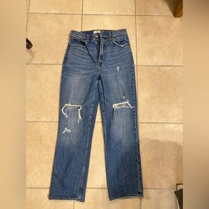 90’s ankle straight ultra high rise. Curve Love